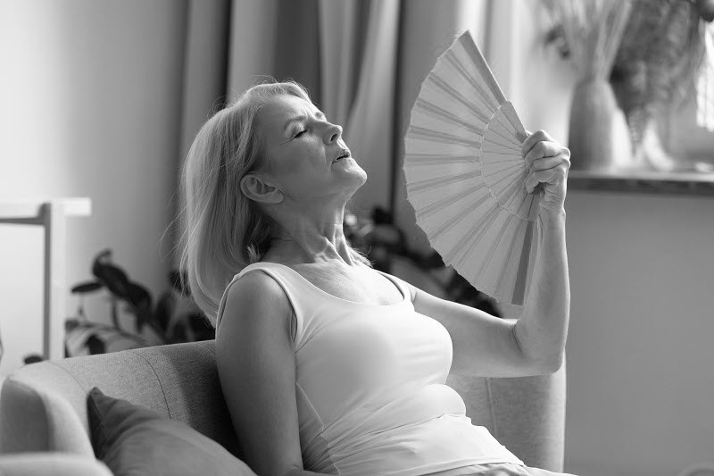 Hot flashes in perimenopause