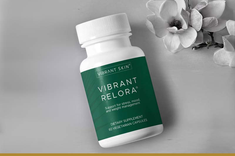 Vibrant Relora supplement for increasing metabolism to support weight loss.