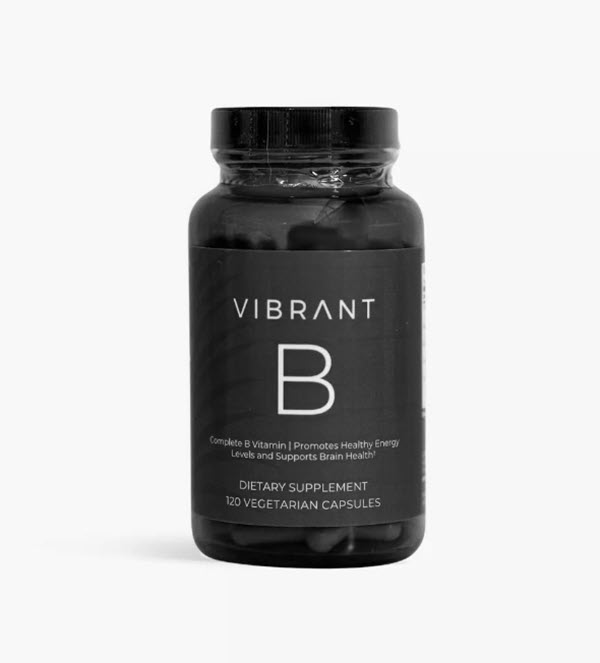 Vibrant B dietary supplement.